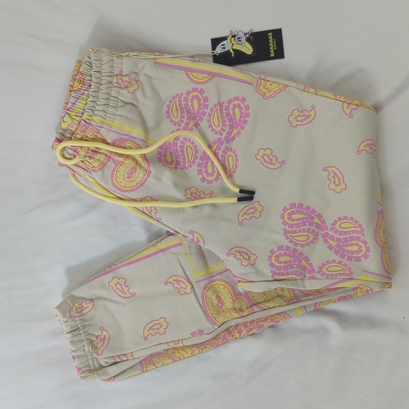 Bananas Monkey Bone Paisley Sweat pants - Picture 2 of 9